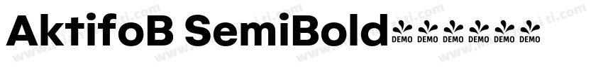 AktifoB SemiBold字体转换